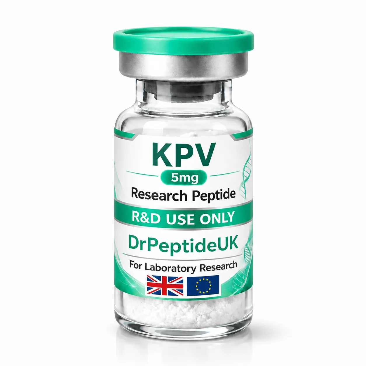 Dr Peptide KPV 5mg Research Peptide vial